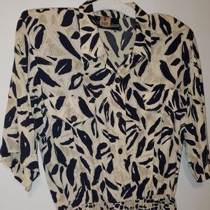 Cynthia Howie patterned romper size 12